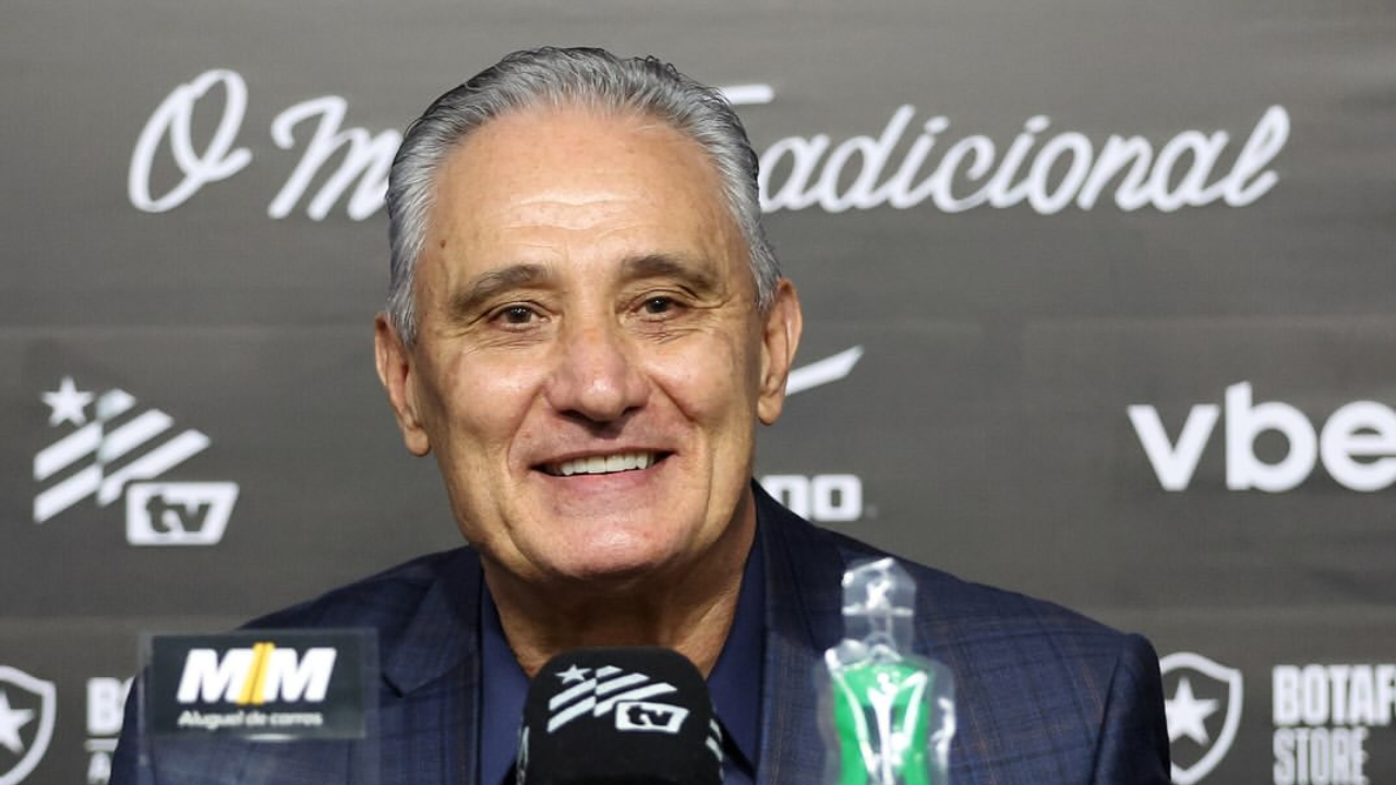 Tite é apresentado no Botafogo e projeta estilo de jogo novo