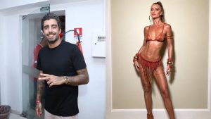 Prestigiando a ex: Pedro Scooby é visto na quadra do Salgueiro para apoiar Cintia Dicker após negar boatos de affair; veja as fotos