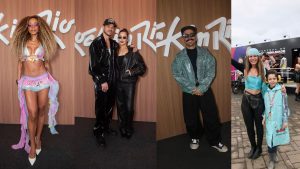 Famosos capricham nas produções e dão show de elegância no último dia de Rock in Rio