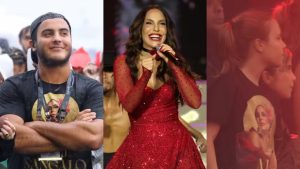 Filhos e companheiro de Ivete Sangalo marcam presença VIP para assistir a show histórico no Rock in Rio