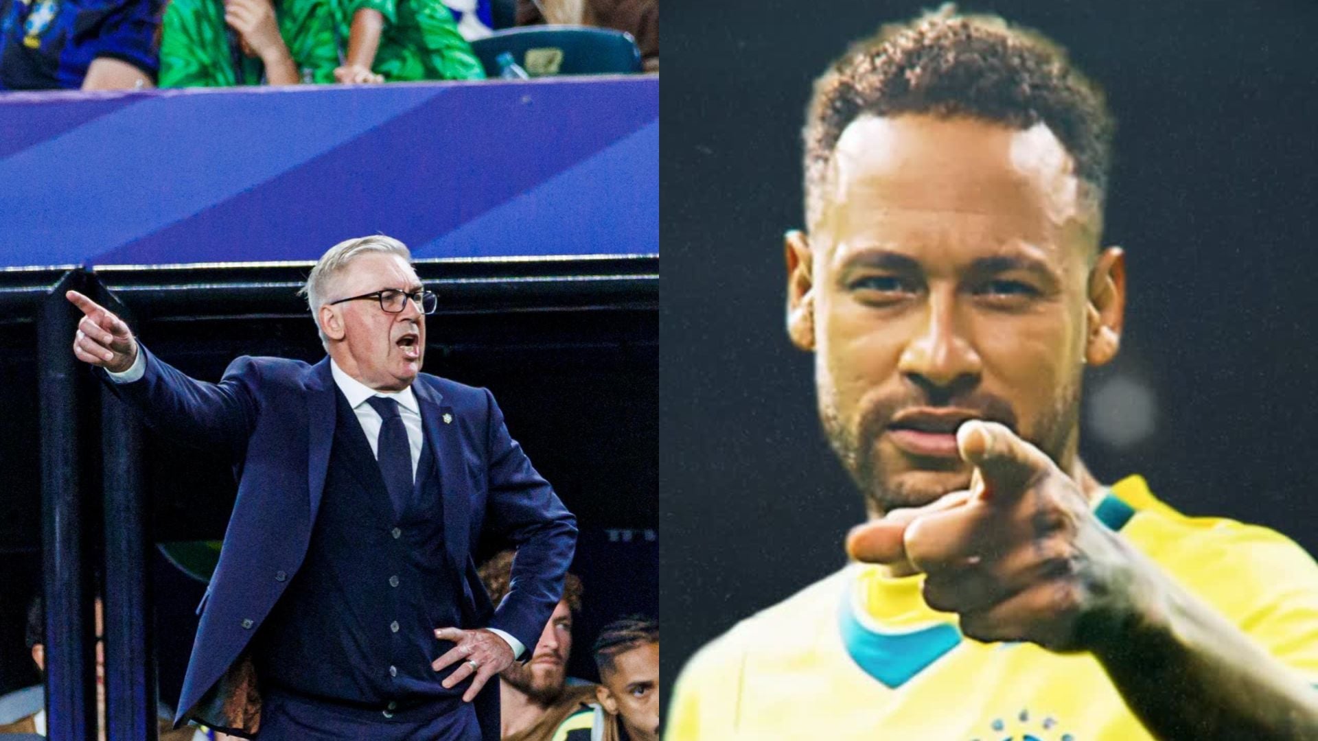 Ancelotti confirma encerramento do ciclo de Neymar na Seleção Brasileira