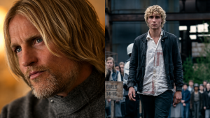 Nova foto de Amanhecer na Colheita mostra jovem Haymitch