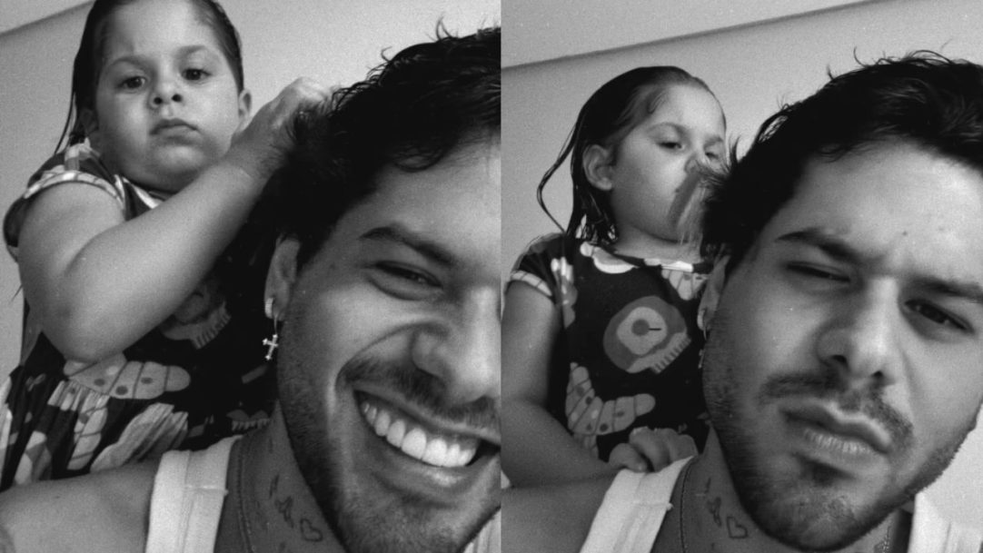 Zé Felipe se diverte durante sessão de beleza feita por Maria Flor
