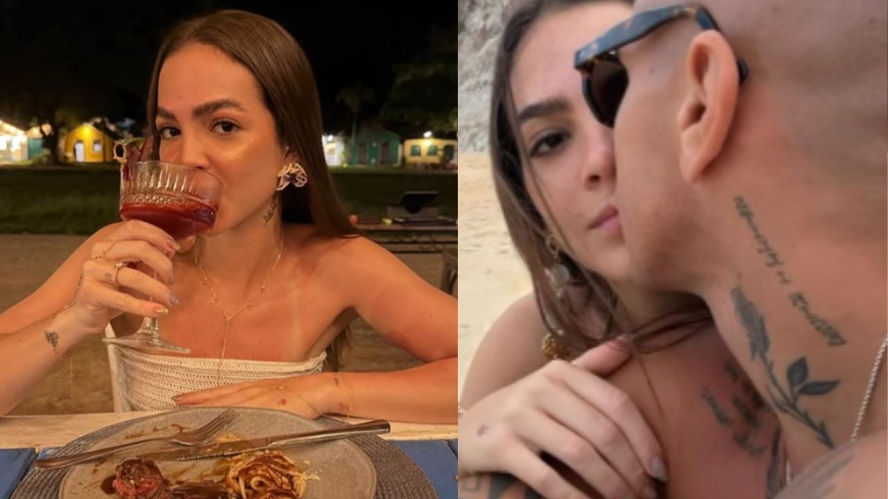 Mel Maia curte dias de descanso com Luan Medeiros em casa de praia em Trancoso