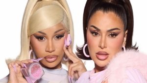 Cardi B. e Huda Beauty lançam coleção Ultra Snatched com muito brilho