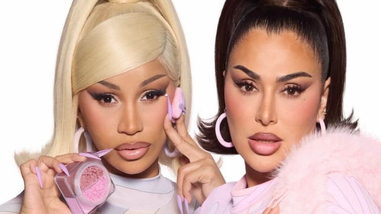 Cardi B. e Huda Beauty lançam coleção Ultra Snatched com muito brilho