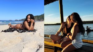 Rebeca Andrade revela rotina no Rio e aparece em clima de carinho com empresária