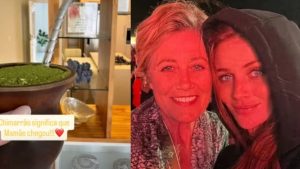 Cintia Dicker recebe visita da mãe após anúncio de separação com Pedro Scooby