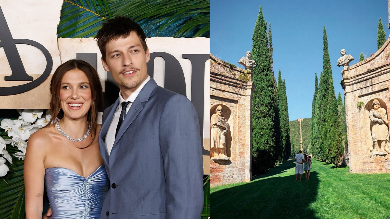 Millie Bobby Brown celebra 2 anos de casamento com Jake Bongiovi ao lado dos filhos: “Mudou minha vida”