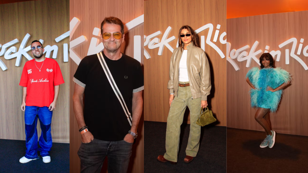 Rock in Rio 2026: famosos apostam em looks ousados no primeiro dia do festival