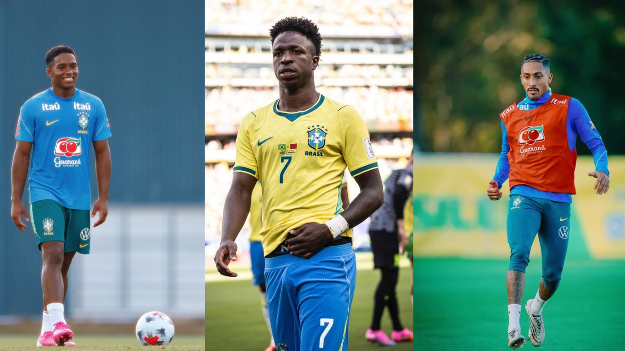 Jornal espanhol elogia Endrick, Vini Jr. e Raphinha e destaca atuações pela Seleção: “Salvaram o Brasil de uma vergonha”