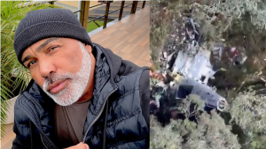 Imagens aéreas revelam destroços de helicóptero que levava o cantor Rick