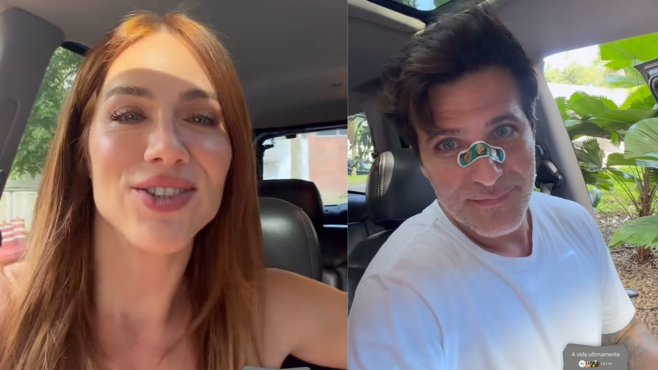 Giovanna Ewbank revela acidente doméstico de Bruno Gagliasso e mostra ator machucado: “Bateu a cara”