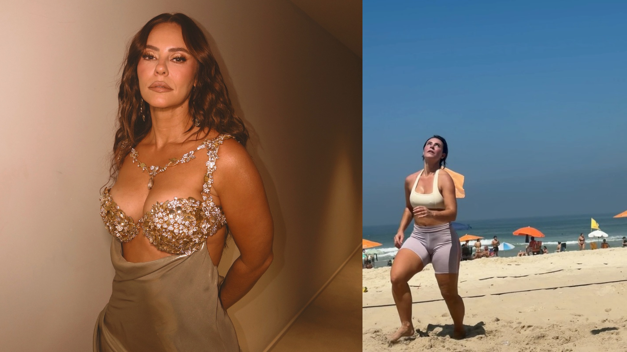 Paolla Oliveira reúne samba, rock, pai e futevôlei em álbum de momentos especiais: “De tudo um pouco”