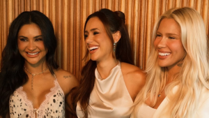 Bruna Biancardi se reúne com Karoline Lima e Mileide Mihaile durante viagem ao Rio: ‘Que trio!’
