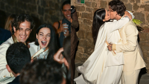 Damiano David e Dove Cameron celebram casamento na Itália em cerimônia luxuosa; veja fotos e vídeos