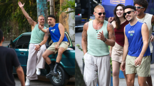 Ricky Martin e Pedro Sampaio agitam bairro boêmio do Rio durante gravação de clipe; veja fotos