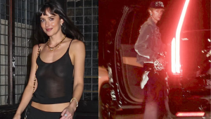Dakota Johnson e Machine Gun Kelly alimentam rumores de romance ao sair juntos em Nova York