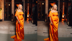 Pamela Anderson deslumbra em gala de Veneza sem maquiagem e recebe prêmio do amfAR
