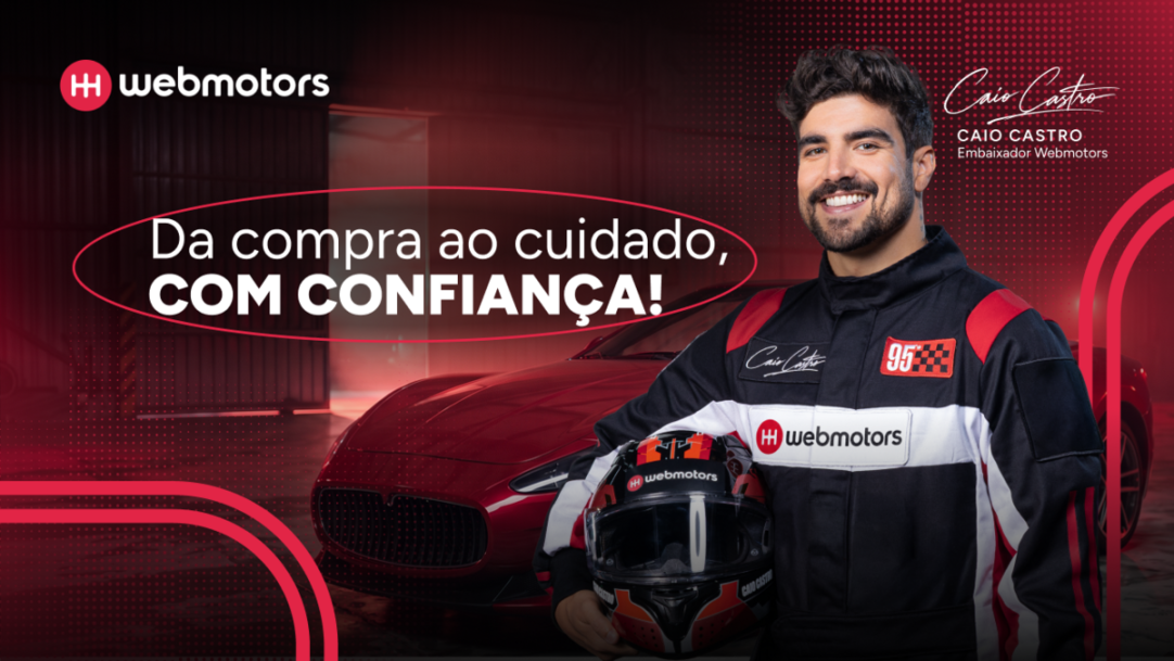 Webmotors escala Caio Castro como novo embaixador da marca