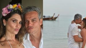 Prestes a celebrar 20 anos de casamento com Flávia Alessandra, Otaviano Costa relembra renovação de votos