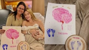 Fiorella Mattheis dá à luz terceira filha e anuncia o nome da bebê