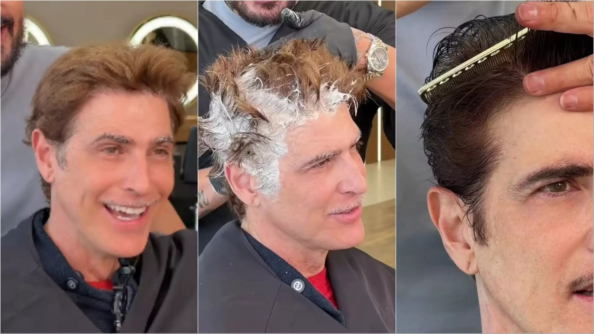 Reynaldo Gianecchini radicaliza no visual e é chamado de ‘Tom Cruise brasileiro’; veja