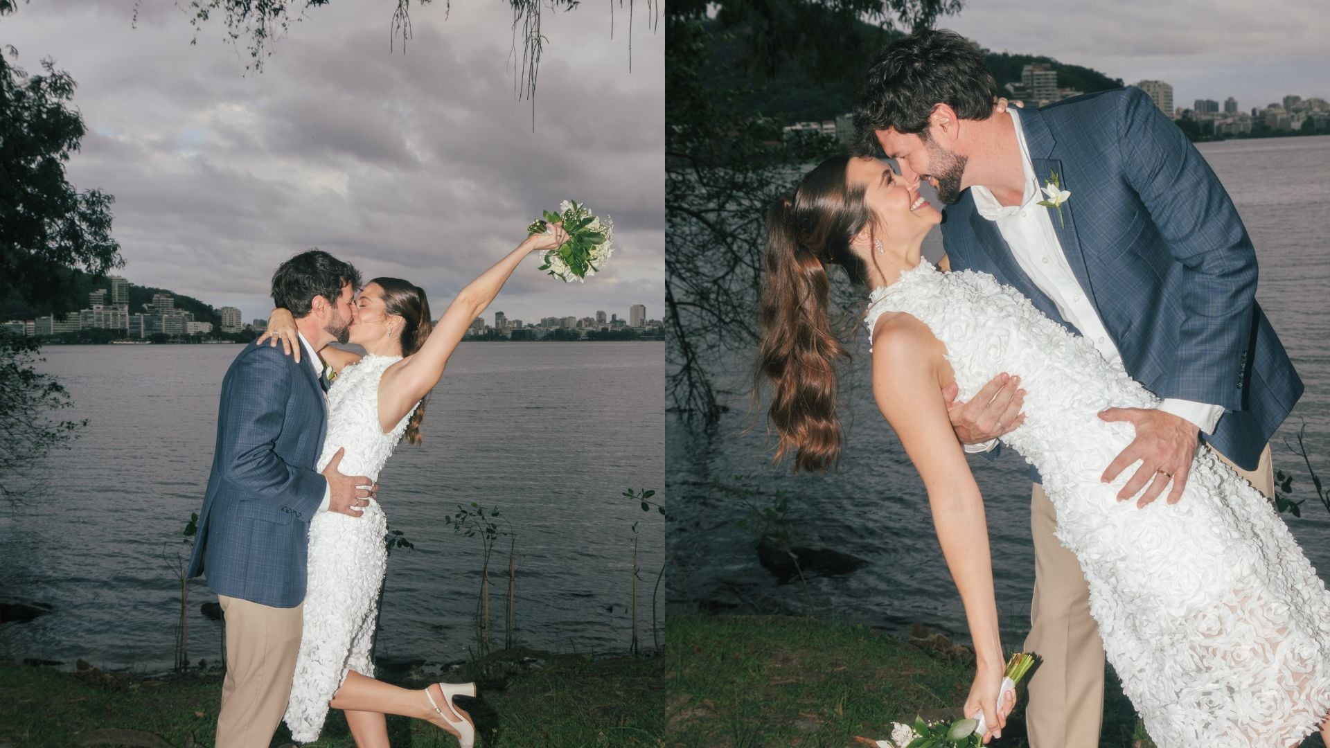 Juliana Paiva emociona seguidores ao abrir álbum de fotos de seu casamento com arquiteto: “Assim, já não são dois, mas um só”