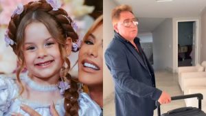 Cantor Leonardo retorna para casa após perder festa de aniversário da neta
