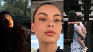 Amanda Kimberlly mostra desafios de viajar com filha pequena