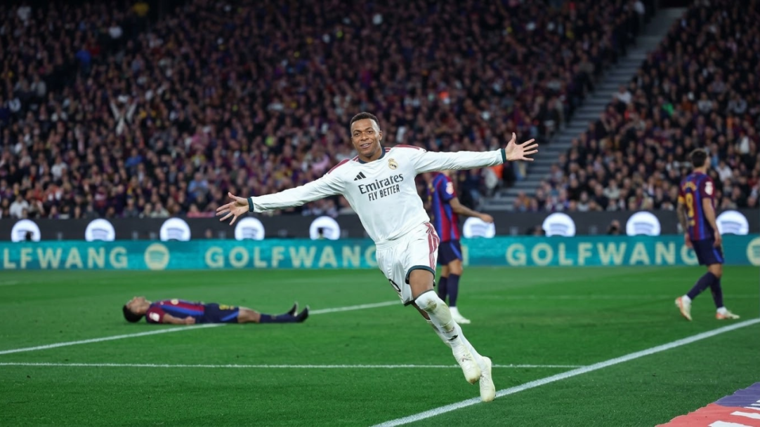Mbappé decide clássico e alcança marca histórica pelo Real Madrid