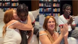 Giovanna Ewbank mostra reação ao ver Bless em “A Nobreza do Amor”