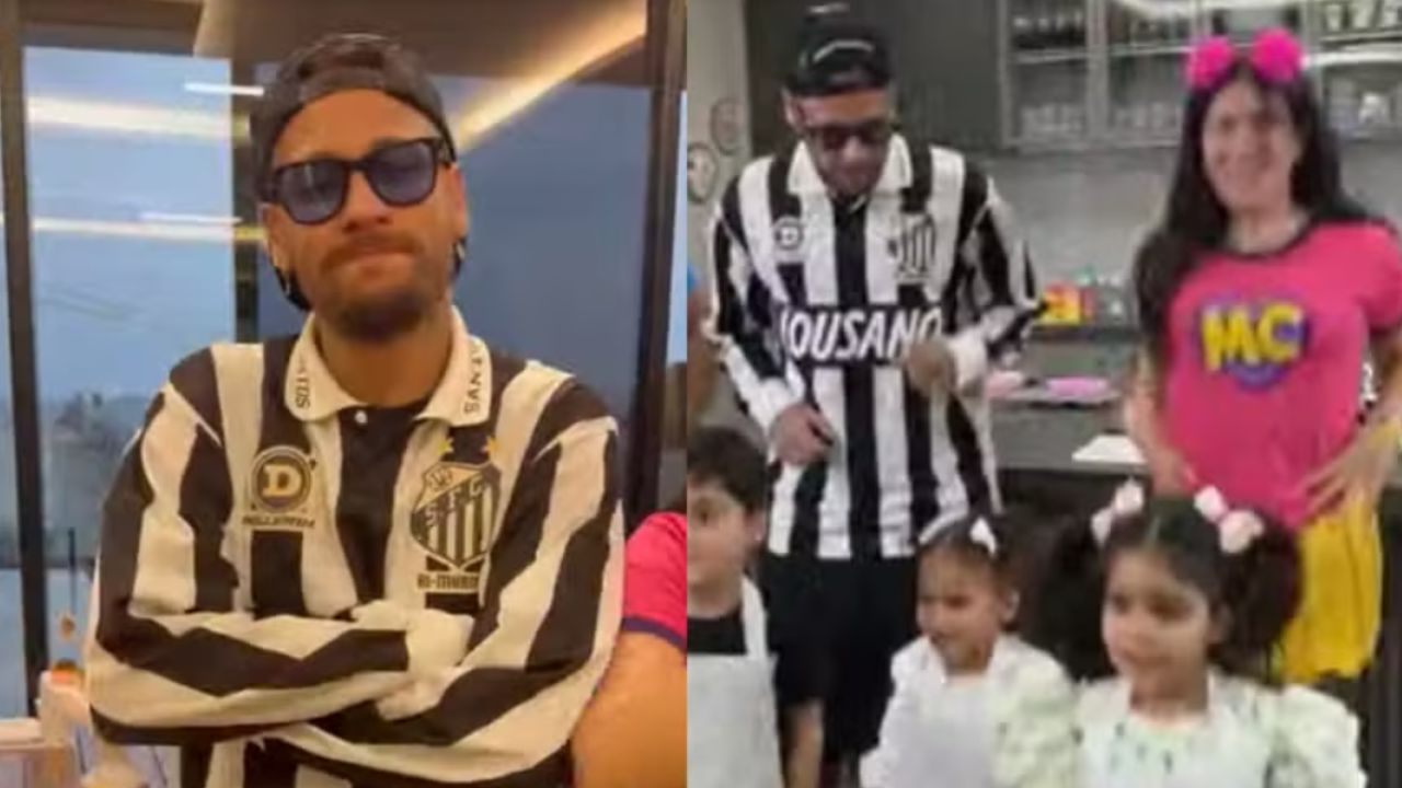 Neymar Jr. celebra Dia das Crianças com dancinha ao lado da filha Mavie