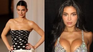 Kendall Jenner reage à estreia da irmã Kylie Jenner na passarela da Victoria’s Secret