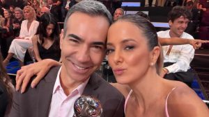 Ticiane Pinheiro parabeniza César Tralli por mediação de debate presidencial