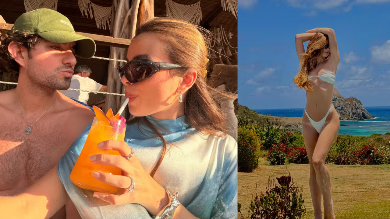 Giulia Be e Conor Kennedy embarcam para Fernando de Noronha em primeira viagem após casamento