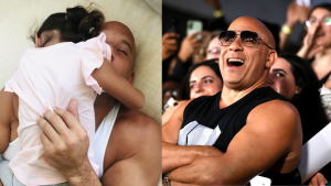 Vin Diesel encanta ao compartilhar foto rara com a filha caçula e se declara: “O papel que me completa”